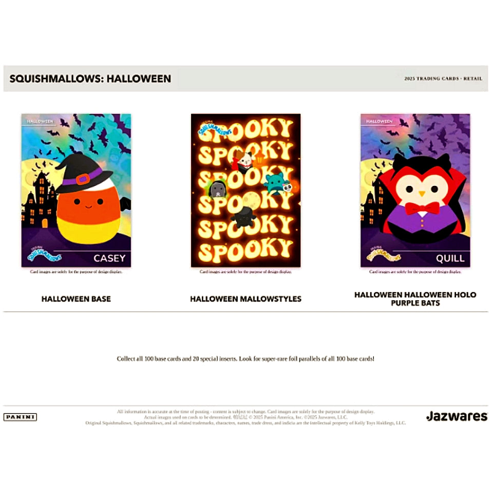 2025 Panini Squishmallows Halloween Treat Pack Box