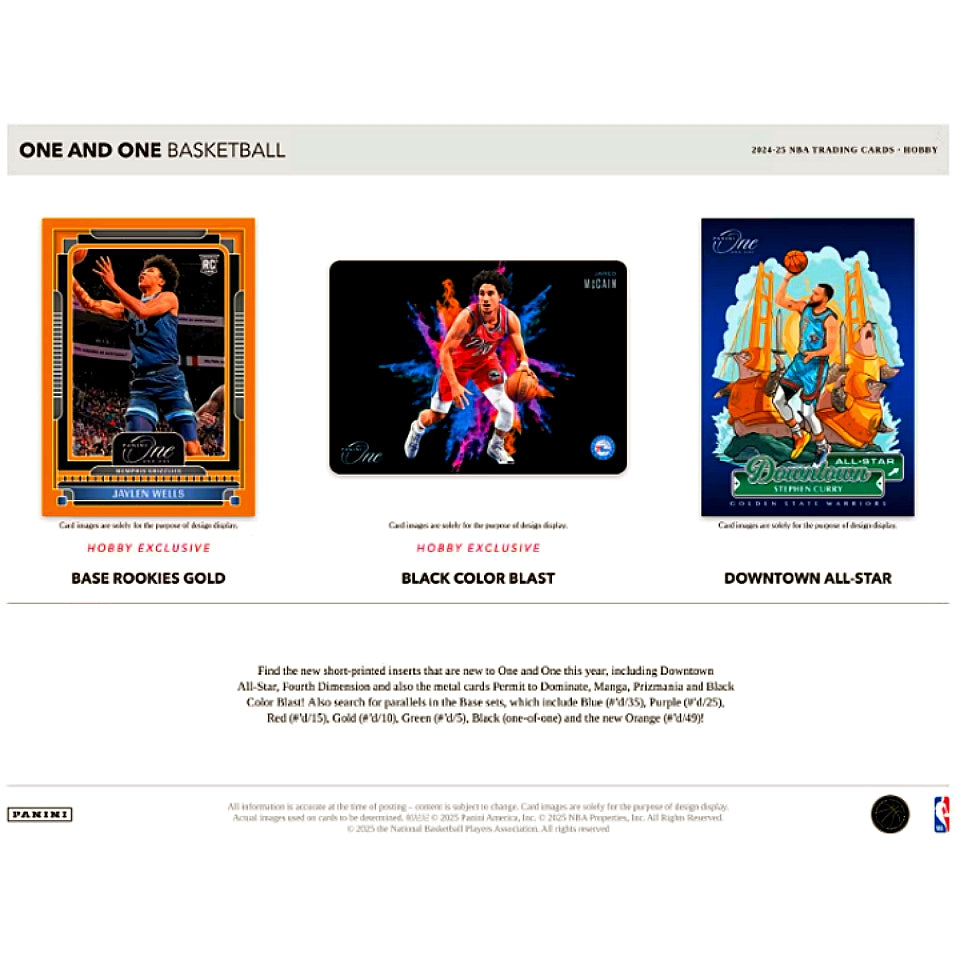2024-25 Panini One & One Basketball Hobby Box