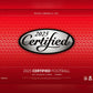 2025 NFL Panini Certified Football Hobby Box