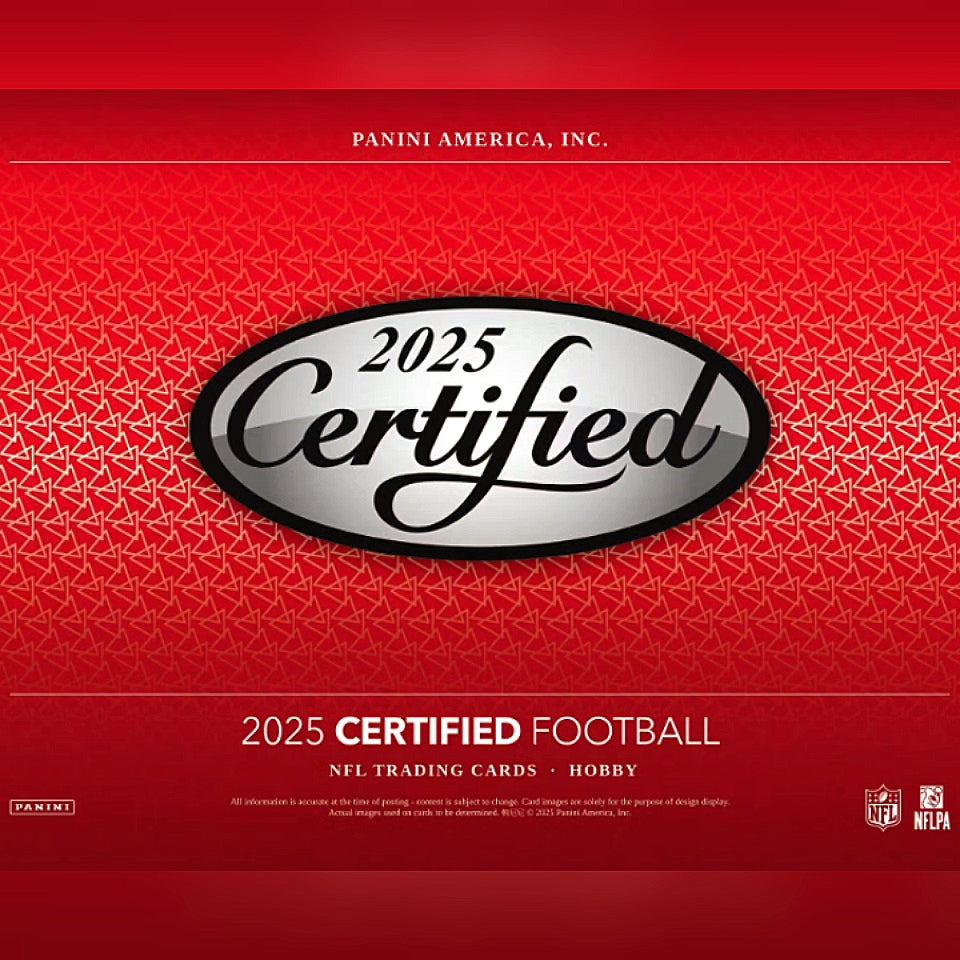 2025 NFL Panini Certified Football Hobby Box