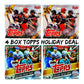 4 Box Topps Holiday Baseball Mega Deal