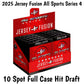 10 Box 2025 Jersey Fusion All Sports Series 4 Full Master Case Hit Draft Break "10 Spots"