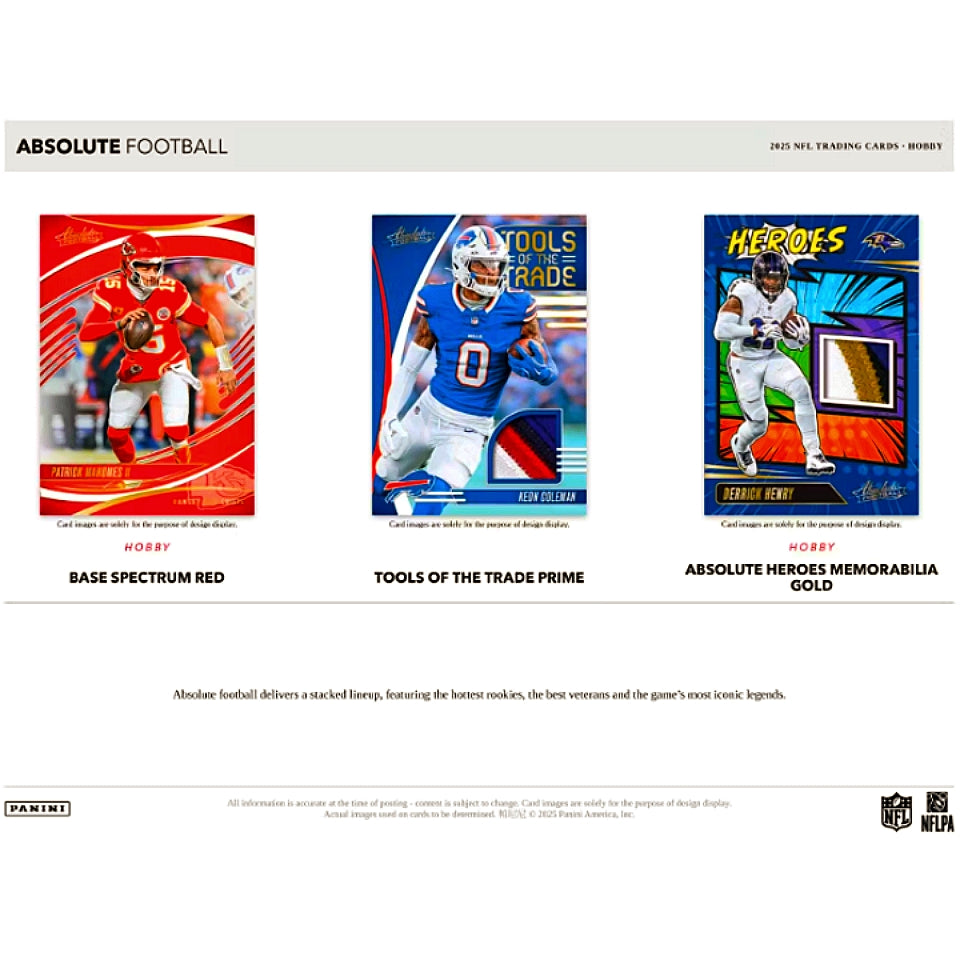 2025 Panini Absolute Football Hobby Box