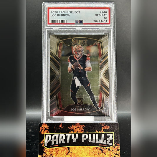 2020 Panini Select #246 Joe Burrow RC Rookie Card PSA 10