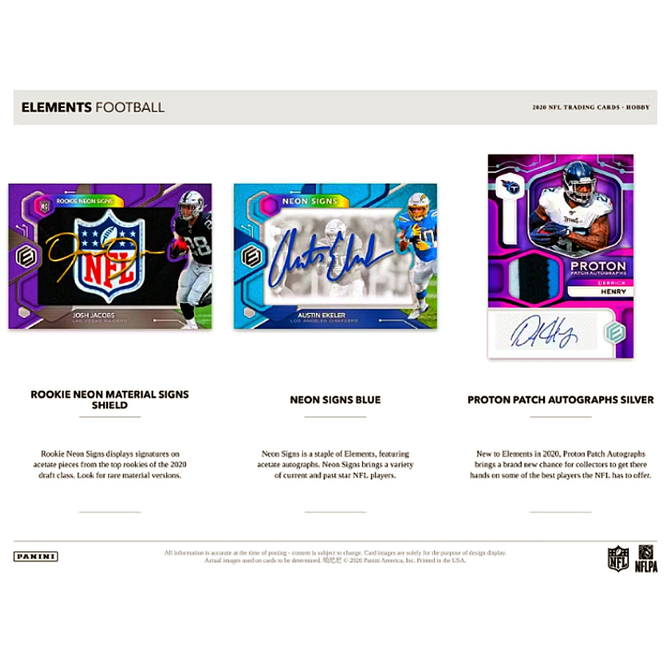 2020 Panini Elements Football Hobby Box