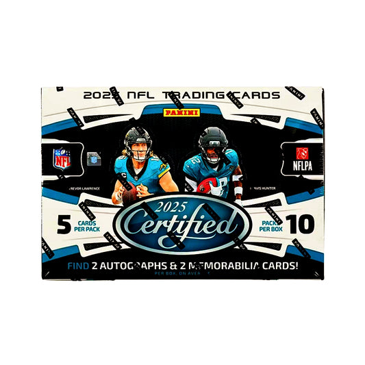 2025 NFL Panini Certified Football Hobby Box