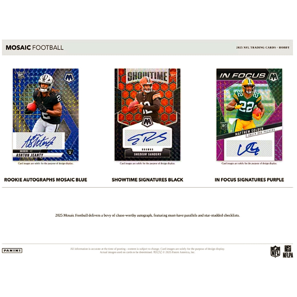 2025 Panini Mosaic Football Hobby Box