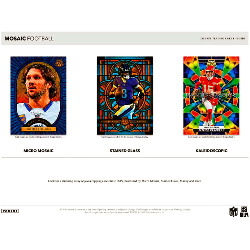2025 Panini Mosaic Football Hobby Box