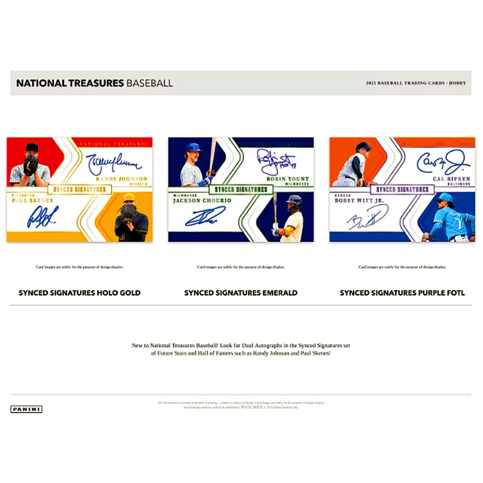 2025 Panini National Treasures Baseball Hobby Box