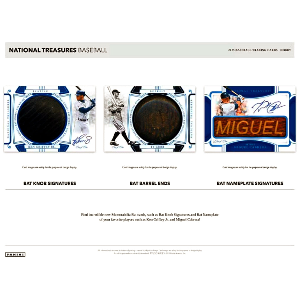 2025 Panini National Treasures Baseball Hobby Box