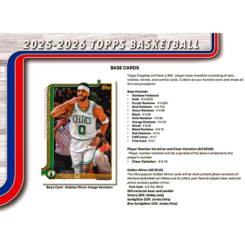 2025-26 Topps Basketball Hobby Jumbo Box