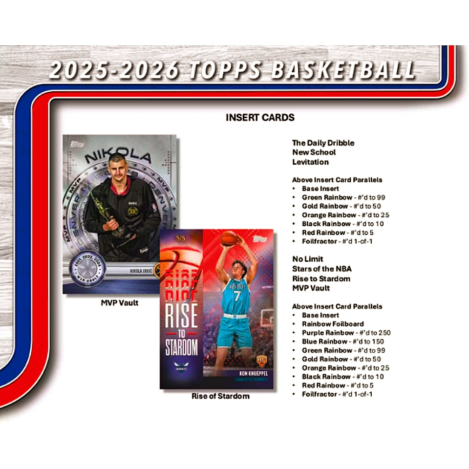 2025-26 Topps Basketball Hobby Jumbo Box