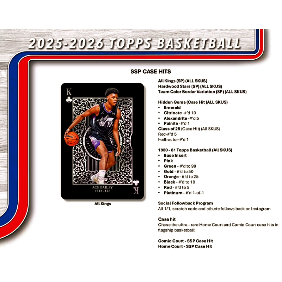 2025-26 Topps Basketball Hobby Jumbo Box