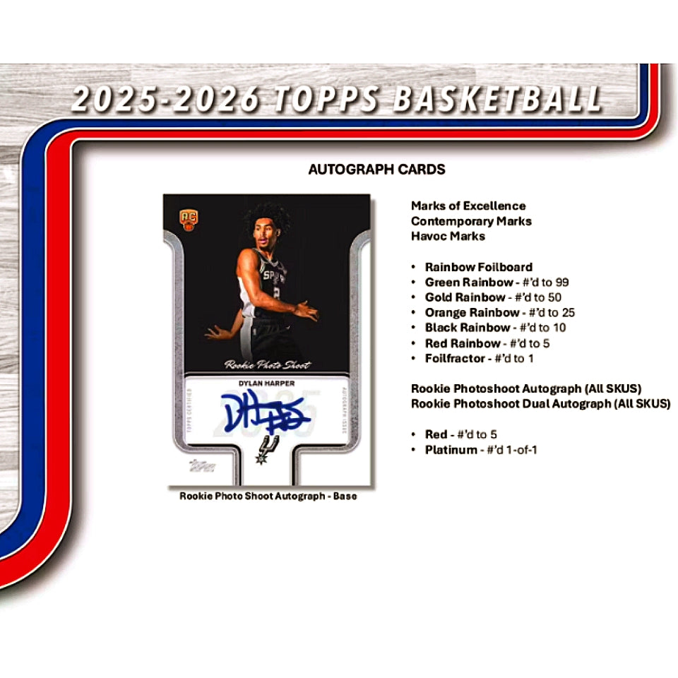 2025-26 Topps Basketball Hobby Jumbo Box
