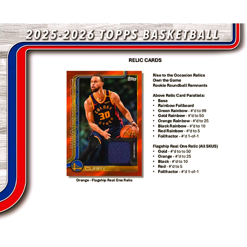 2025-26 Topps Basketball Hobby Jumbo Box