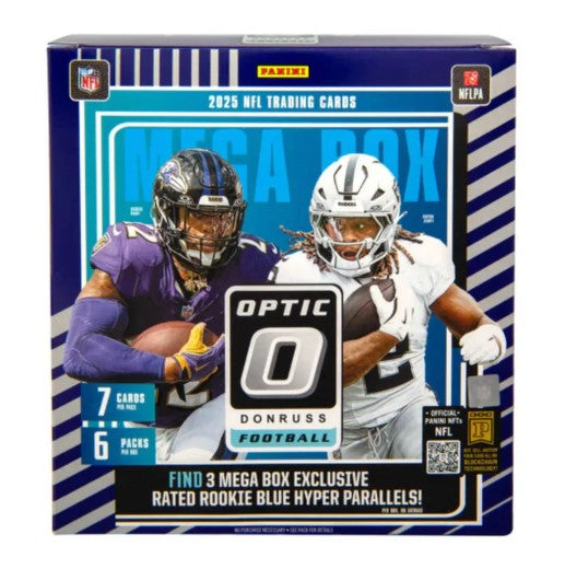 2025 Panini Donruss Optic NFL Trading Card Mega Box