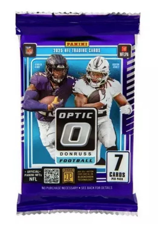 2025 Panini Donruss Optic NFL Trading Card Mega Box