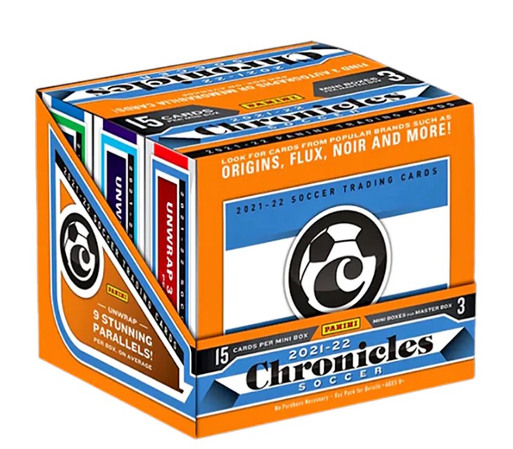 2021-22 Panini Chronicles Soccer TMALL Box (Master Box)