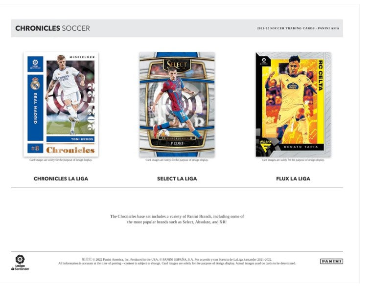 2021-22 Panini Chronicles Soccer TMALL Box (Master Box)