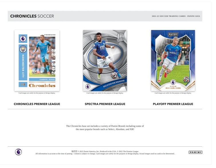 2021-22 Panini Chronicles Soccer TMALL Box (Master Box)