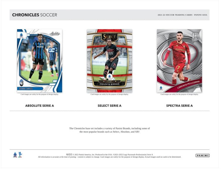2021-22 Panini Chronicles Soccer TMALL Box (Master Box)
