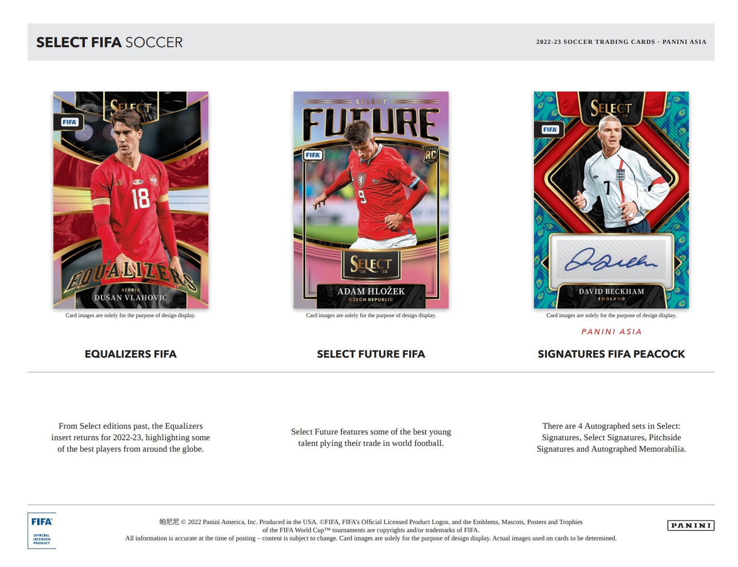 2022-23 Panini Select FIFA Soccer Asia Tmall Box