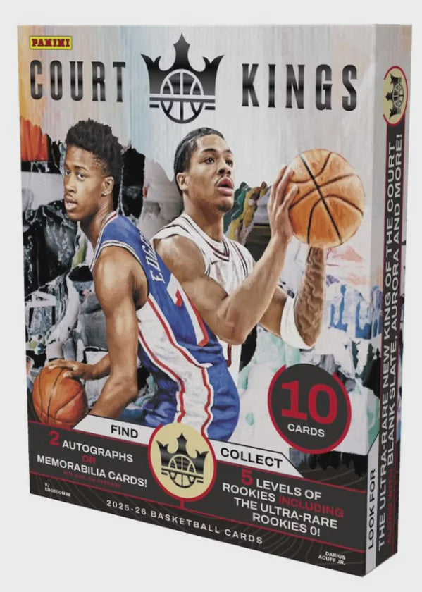 2025-26 NBA Panini Court Kings Basketball Hobby Box