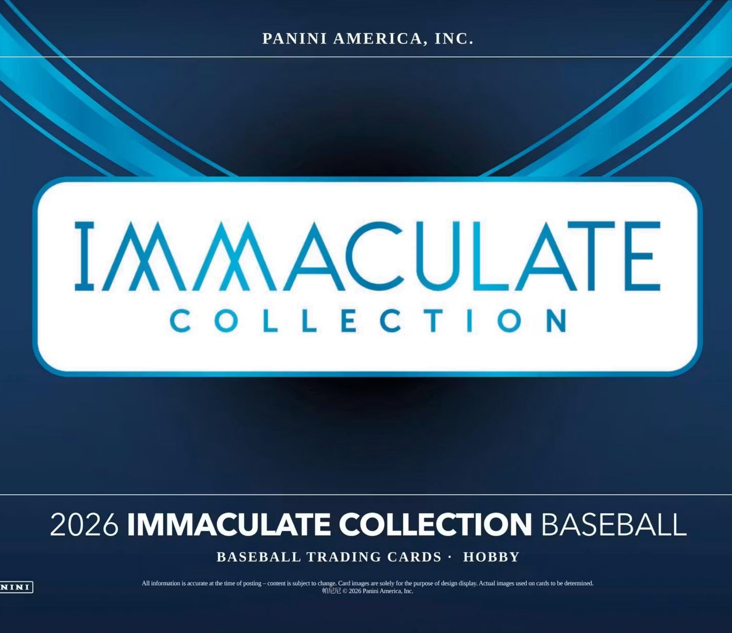 2026 Panini Immaculate MLB Baseball Hobby Box