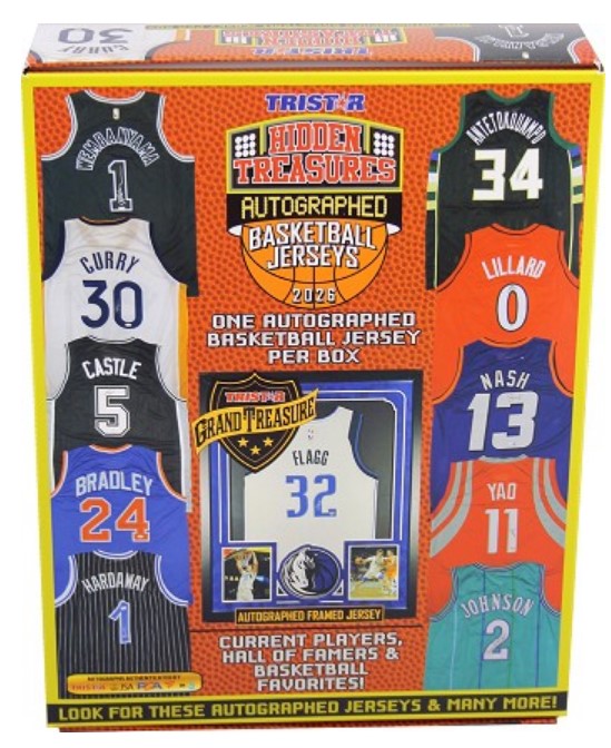 TRISTAR Hidden Treasures: Autographed Basketball Jerseys 2026 Edition Hobby Box
