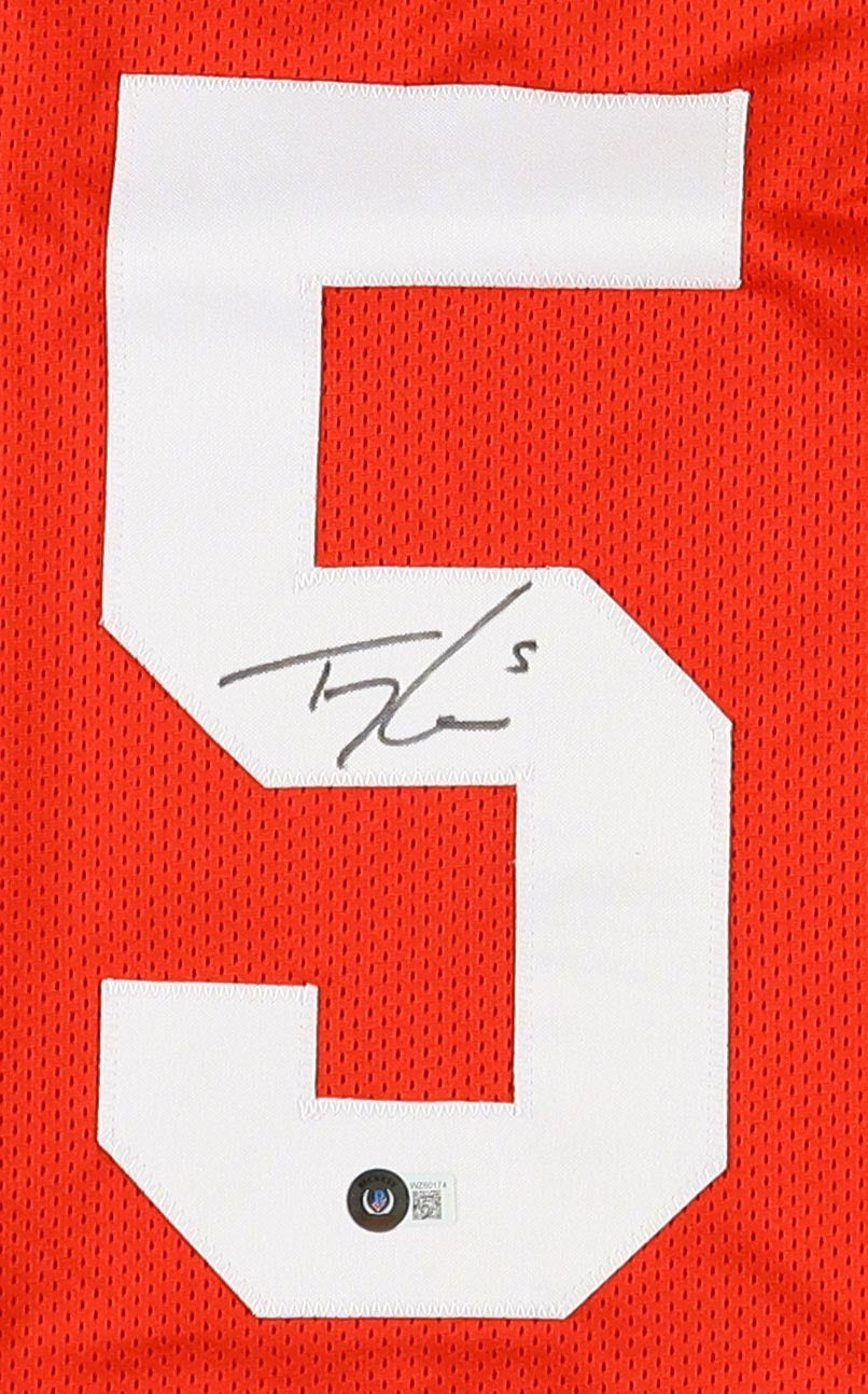 Trey Lance Autographed Jersey Hand Signed Beckett Certified