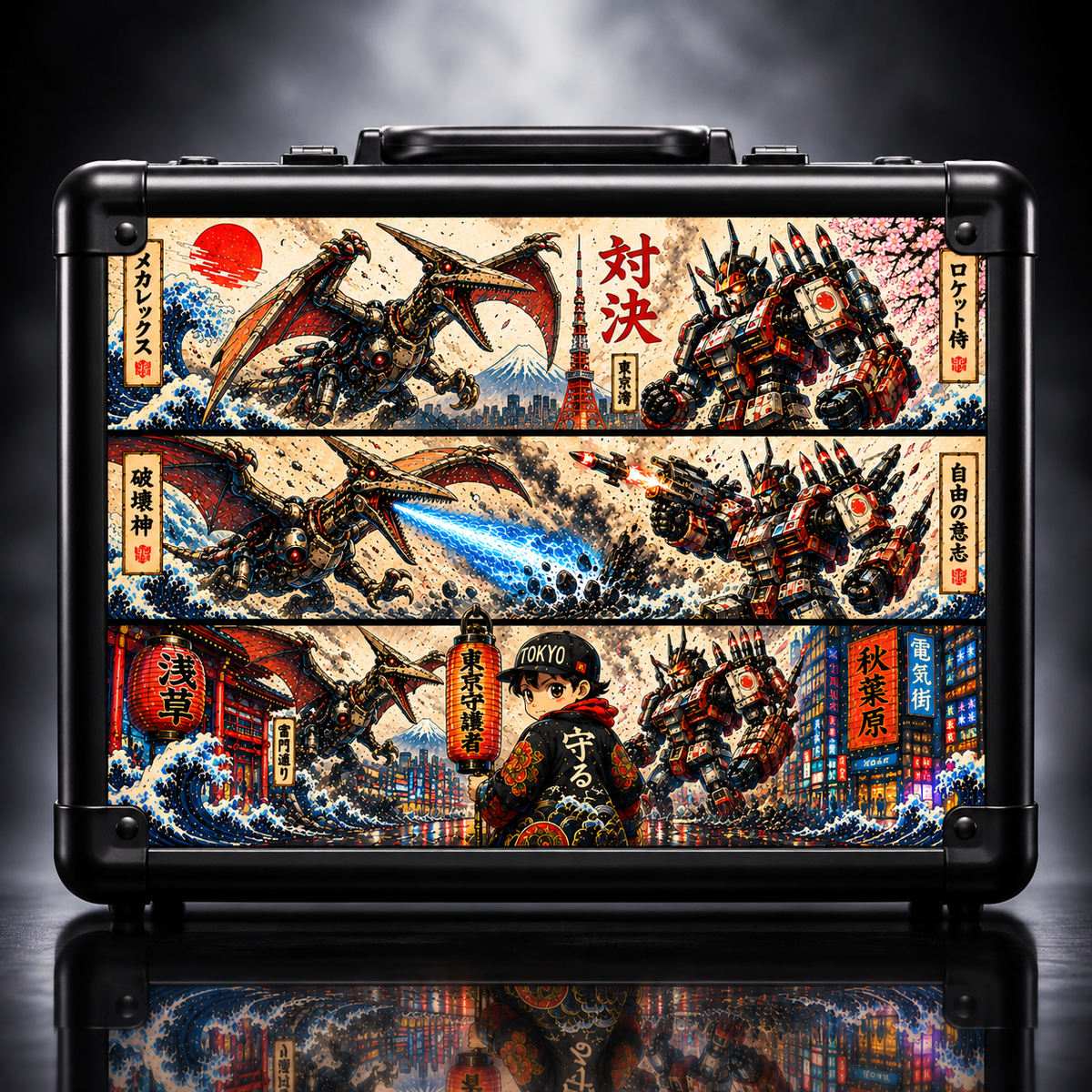 3-Row Collectible Display Case – Art Display Series V.3