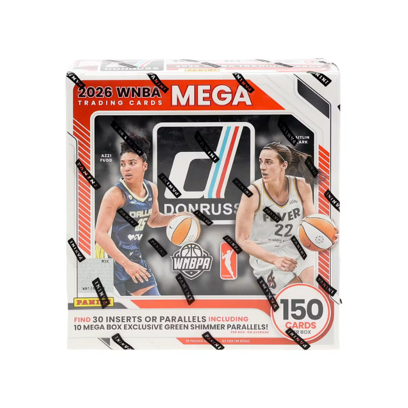 2026 Panini Donruss WNBA Mega Box - sealed box front