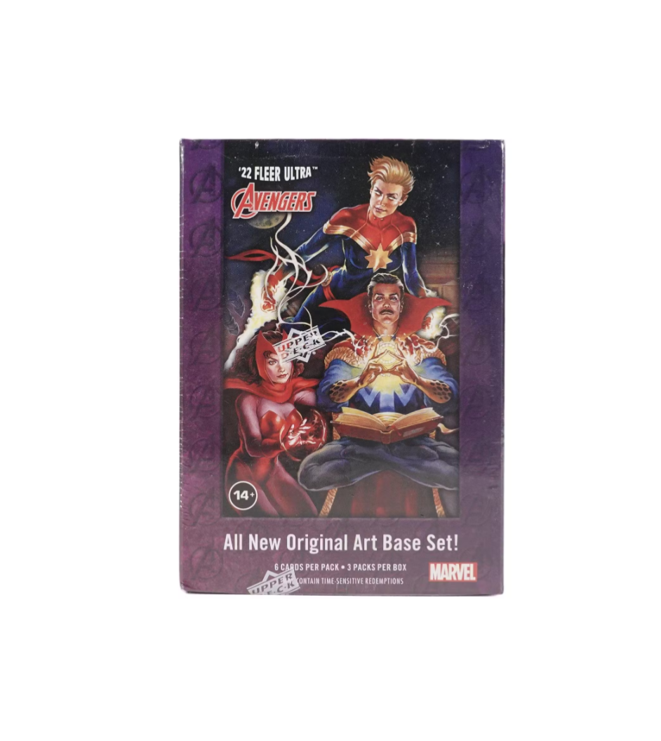 2022 Upper Deck Fleer Ultra Avengers Blaster Box - sealed box front