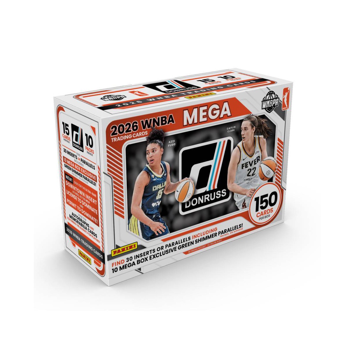 2026 Panini Donruss WNBA Mega Box - sealed box side panel