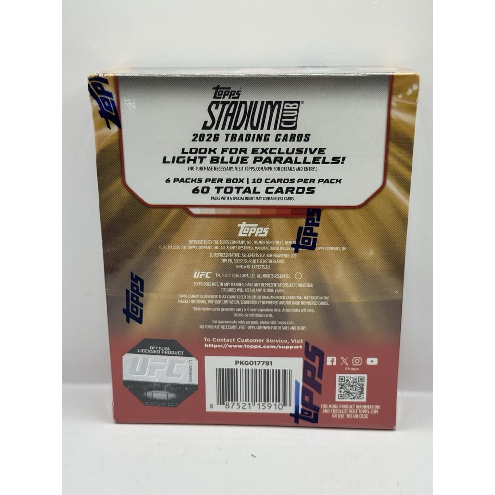 2026 Topps UFC Stadium Club Mega Box