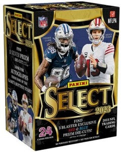 2023 NFL Panini Select Football Blaster Box (Red & Blue Prizms!)